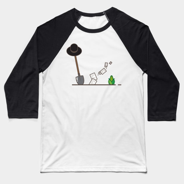 Secret Window Baseball T-Shirt by hiiidn